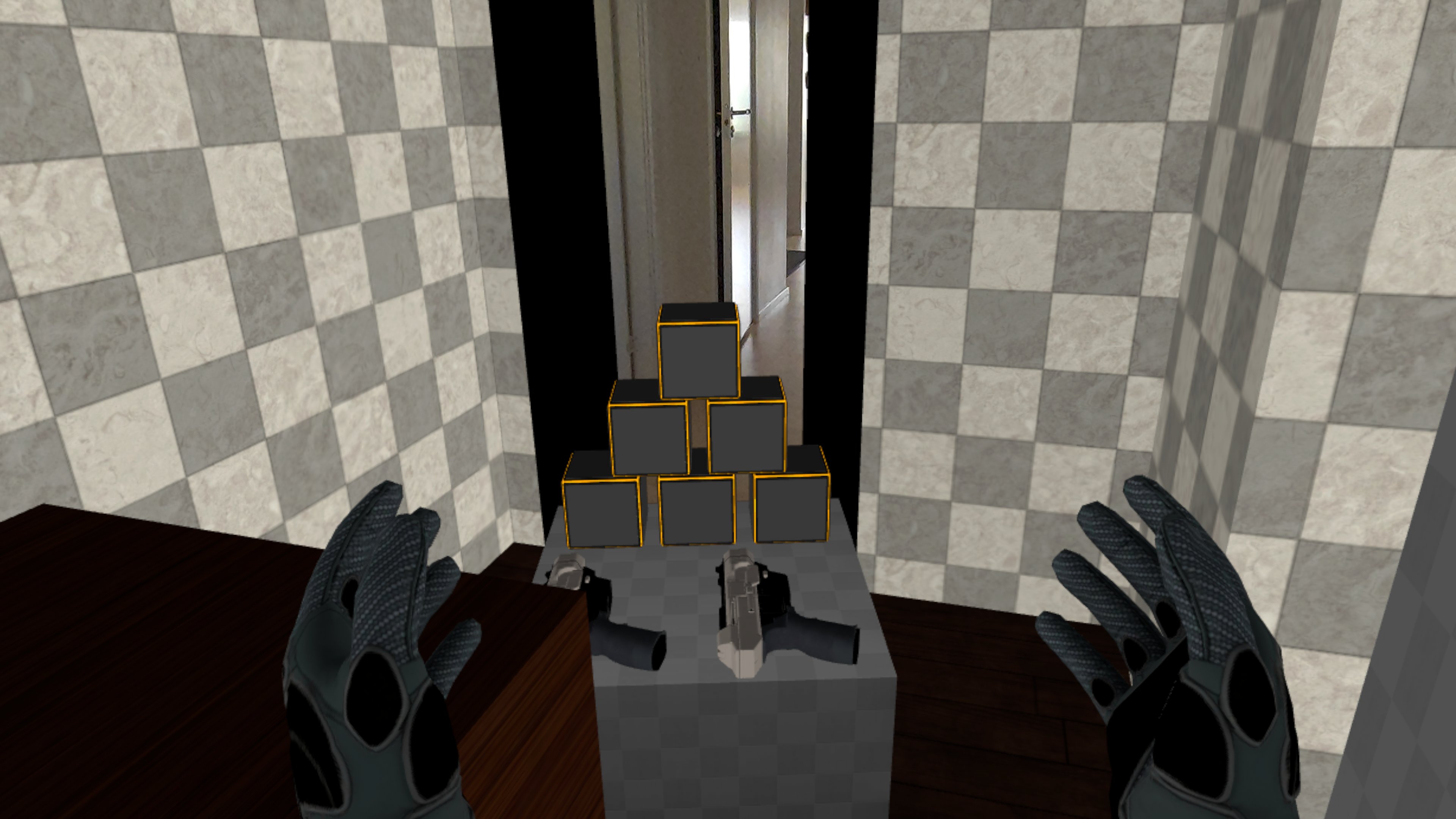 Camera and all virtual elements are in the correct location