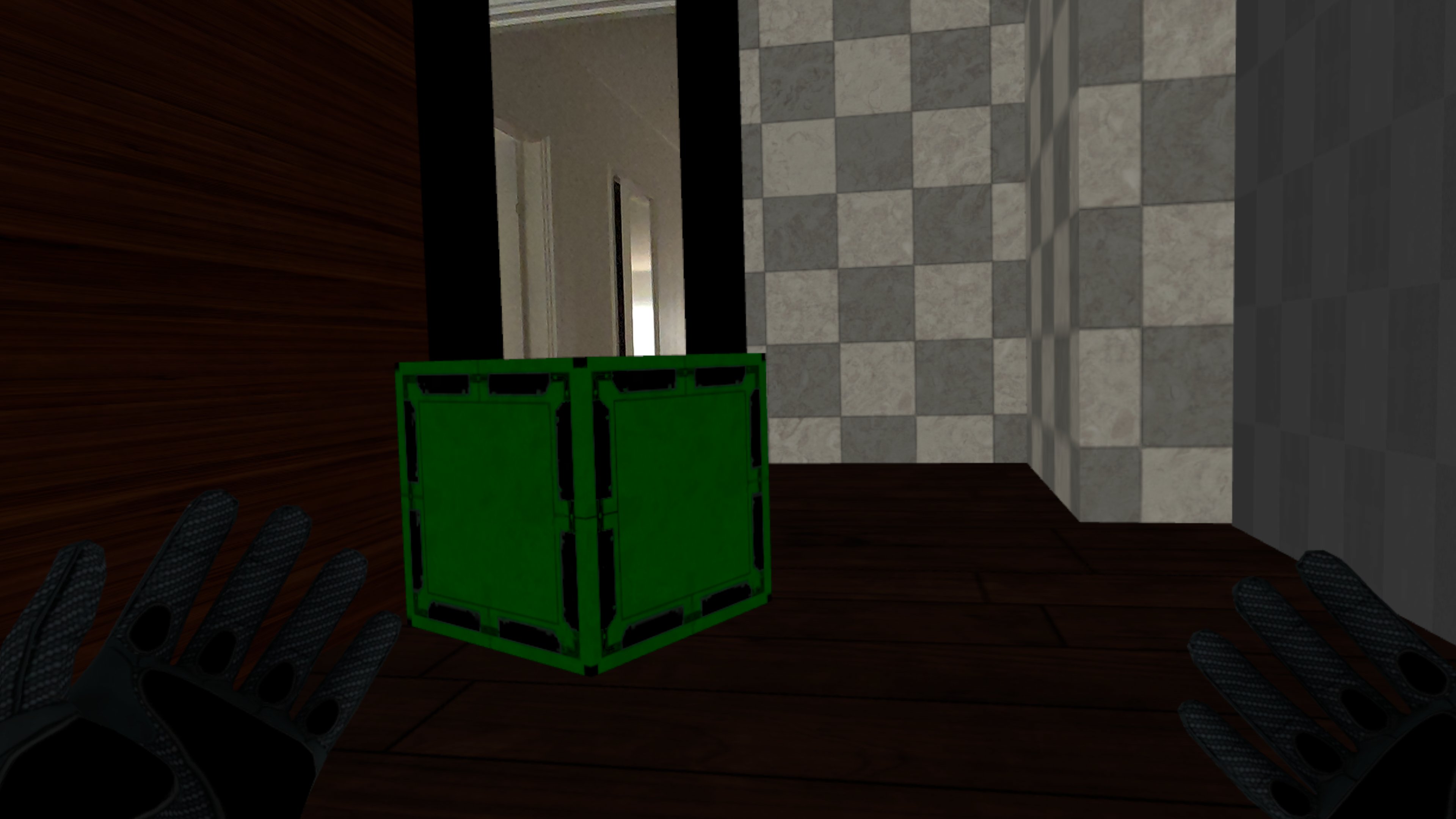 Camera is locked on the floor, which is not ideal