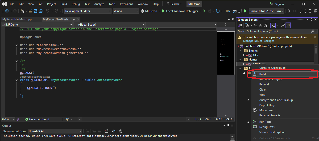 Build the editor in VisualStudio