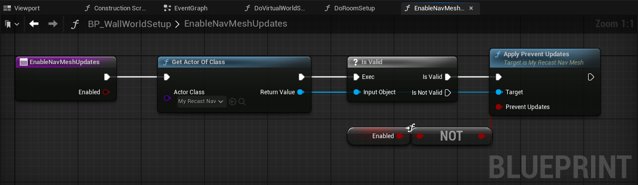 Create a function to enable/disable NavMesh updates