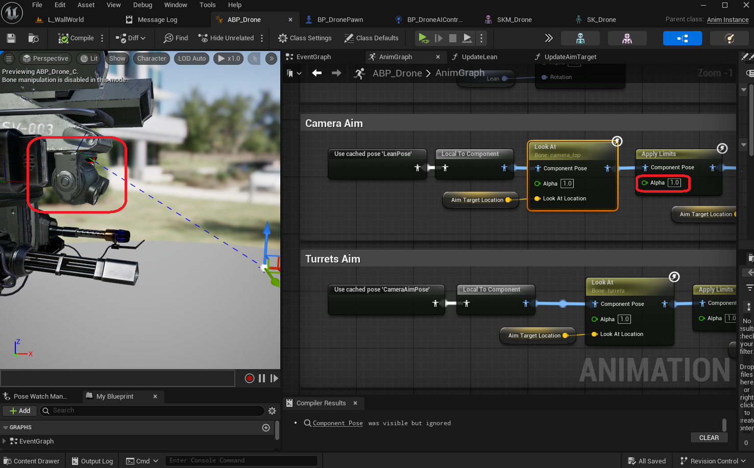 With Apply Limits the camera rotates in the correct manner